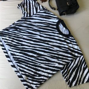 Top Shop Zebra Print T-shirt